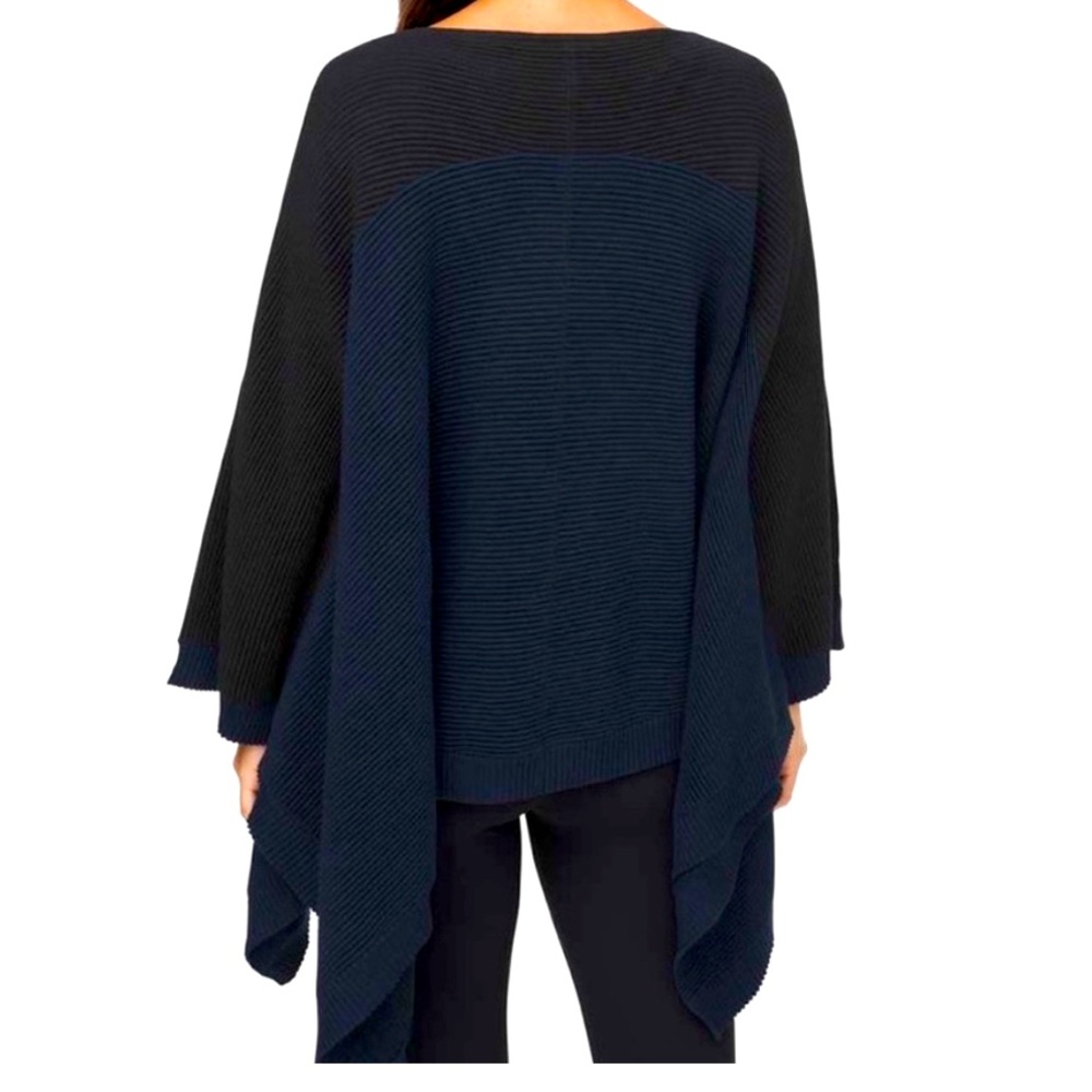 Lululemon Sweater Cape/Poncho, One Size, Black and Dark Blue, EUC